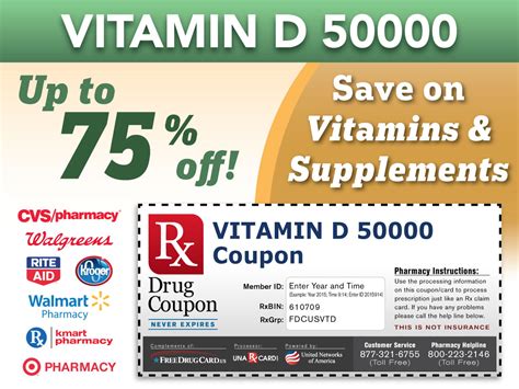 Vitamins & Supplements Prescription Coupons with Pharmacy Discounts