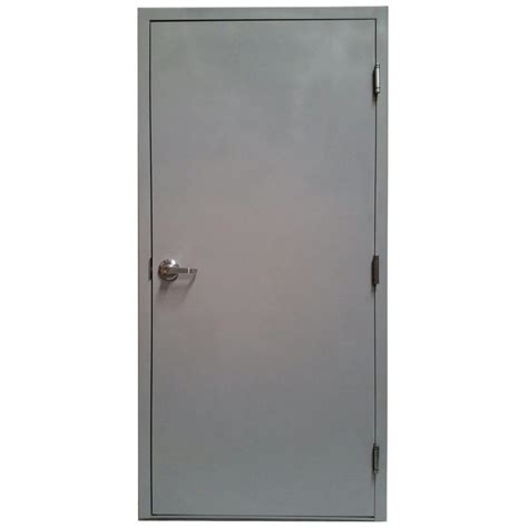 Grey Fire Resistant Steel Doors at Rs 4500/square meter in Ahmedabad ...