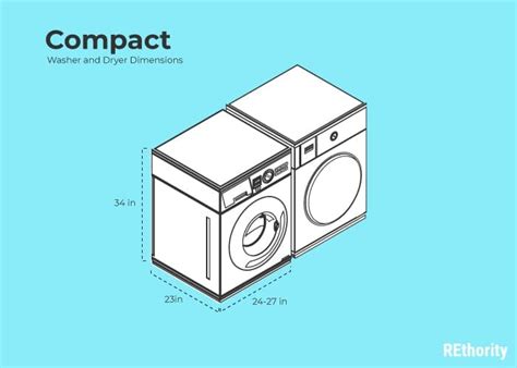 Standard Washer and Dryer Dimensions - Find Your Perfect Fit