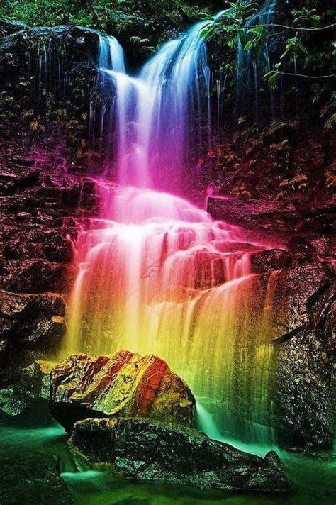 Buy Colorful Waterfall Diamond Painting Kit up to 30% Off | Pretty Neat Creative | Waterfall ...