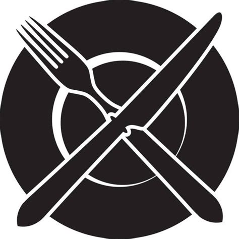 Fork And Knife Cross stock vectors - iStock