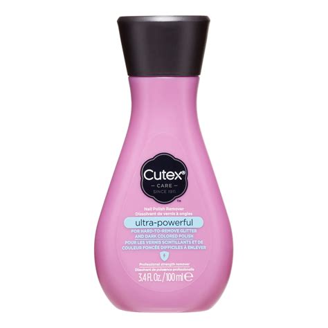 Cutex Ultra-Powerful Nail Polish Remover, 3.38 Oz - Walmart.com