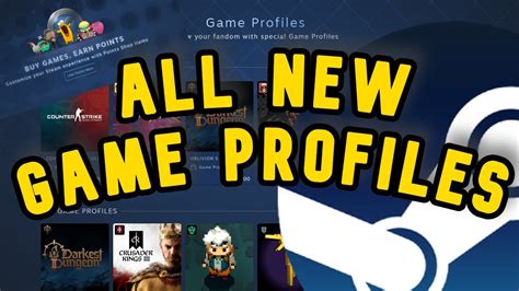 All New Steam Game Profiles 2023! Steam Points Shop Special Game Profiles Slideshow - YouTube