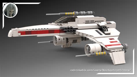 LEGO MOC E-Wing Starfighter by NeoSephiroth | Rebrickable - Build with LEGO