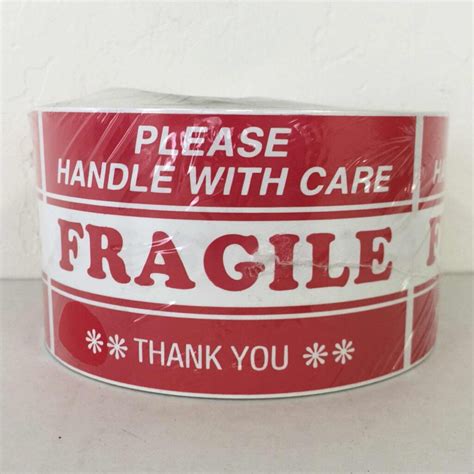 3" x 5" Please Handle With Care Label | APS Packaging