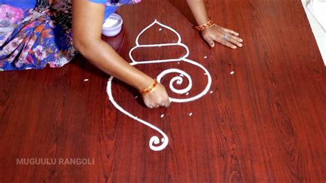 ganesh rangoli designs with dots 7 to 1 vinayagar kolam with dots rangoli for ganesh chaturthi ...