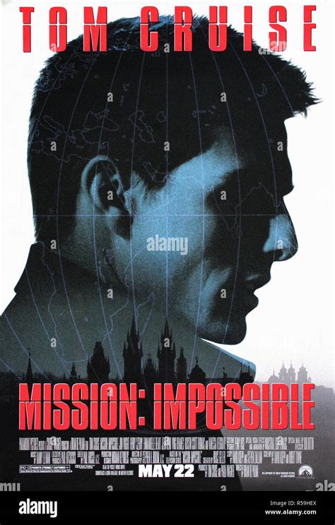 Mission : Impossible - Original Movie Poster Stock Photo - Alamy