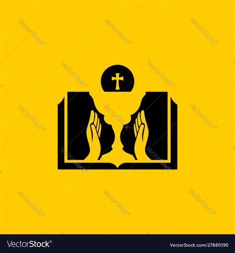 Christian symbols communion bread and chalice Vector Image