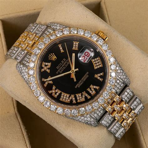 Rolex Datejust 116233 36MM Black Diamond Dial With Two Tone Jubilee ...