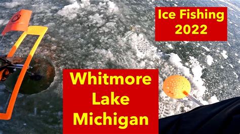 Whitmore Lake Ice Fishing | First Ice Of The Season - YouTube