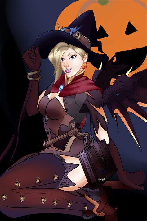 mercy's halloween skin by MermaidOnStilts on DeviantArt