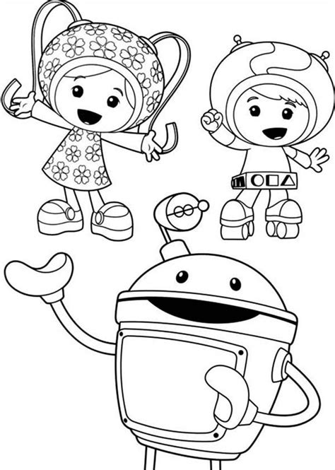 Picture Of Team Umizoomi Coloring Page : Color Luna | Coloring book pages, Coloring books ...