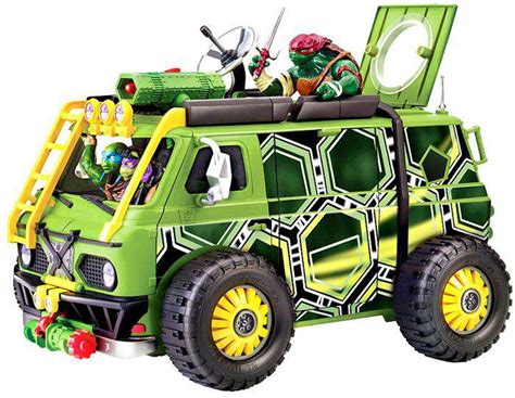 Teenage Mutant Ninja Turtles Turtle Assault Van Action Figure Vehicle Playmates - ToyWiz