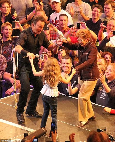 Bruce Springsteen's mother Adele rocks out to Ramrod as she joins him ...