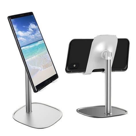 2 in 1 Cell Phone & Tablet Desktop Stand, Adjustable Phone Stand ...