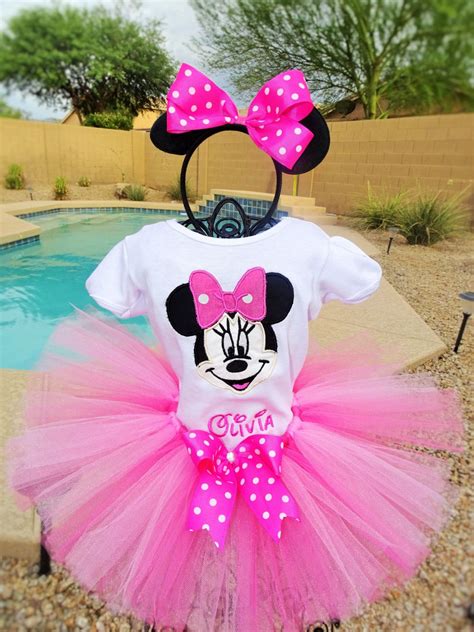 Minnie mouse tutu outfit headband included Personalized | Etsy | Minnie ...