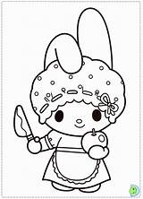 My Melody Coloring Pages  Coloring Home sketch template