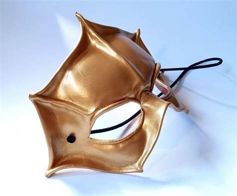 Gold Mask Mardi Gras Cosplay Masculine - Etsy