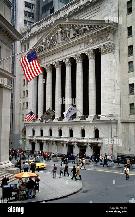 New York NY New York Stock Exchange Building Stock Photo - Alamy