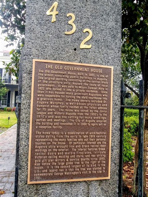 Another Mile Another Destination Blog: Old Government House, Augusta, Georgia