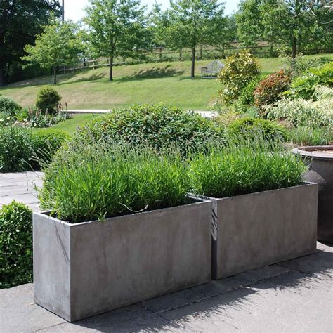 Rectangular Planter Outdoor Large - Thuem Garden Plant