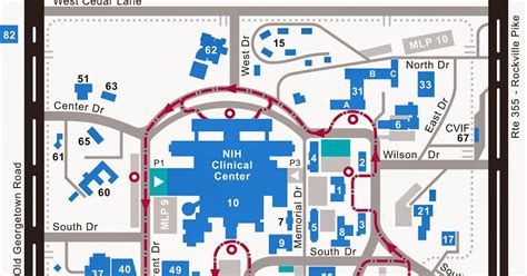 Nih Main Campus Map - Table Rock Lake Map