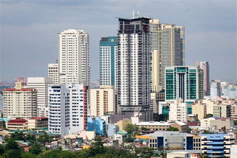 Tall Buildings in Manila, Philippines Editorial Stock Image - Image of ...