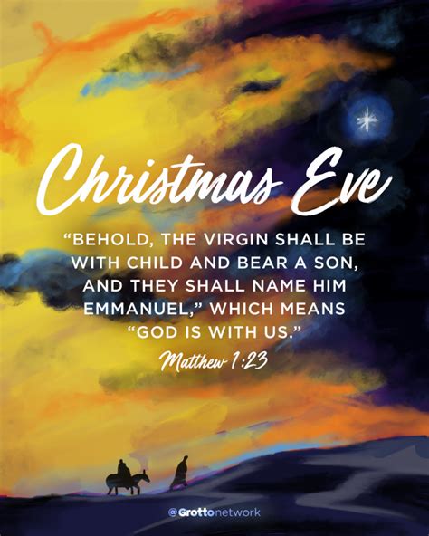 Christmas Eve Reflection | Christmas eve, Christmas, Matthew 1 23