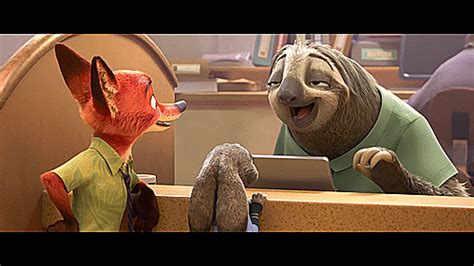 Zootopia Sloth Gif Typing - Firdausm Drus