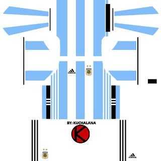 Argentina Kits 2017 - Dream League Soccer - Kuchalana