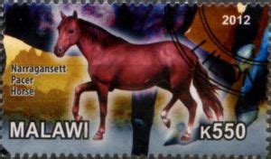 Stamp: Narragansett pacer horse (Cinderellas) (Malawi) Col:MW 2012-02/3