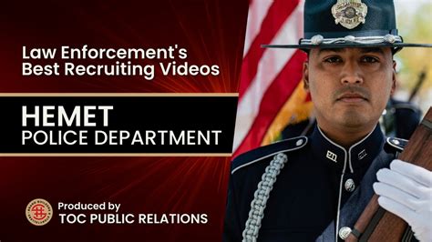 Hemet Police Department | Recruitment Video - YouTube