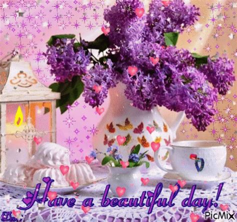 Good Morning Beautiful Day GIF - GoodMorning BeautifulDay Flowers - Discover & Share GIFs