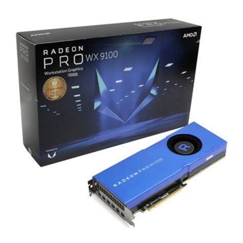 GPU AMD Radeon Pro WX 9100-16 GB HBM2 - PCIe 3.0 x16-6 x Mini DisplayPort