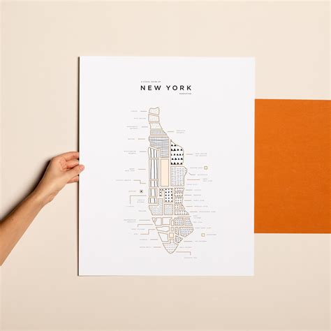 New York City Print – 42 Pressed