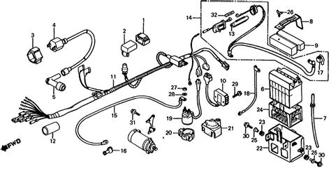 Honda recon 250 parts diagram