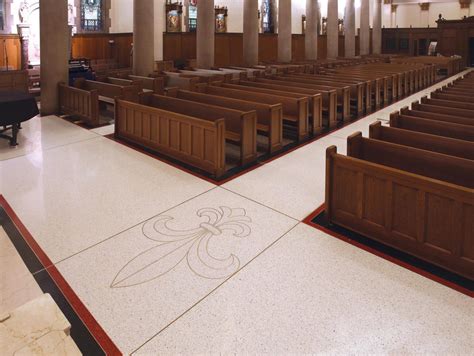 Terrazzo Floor Uplifts Church Design - NCTA