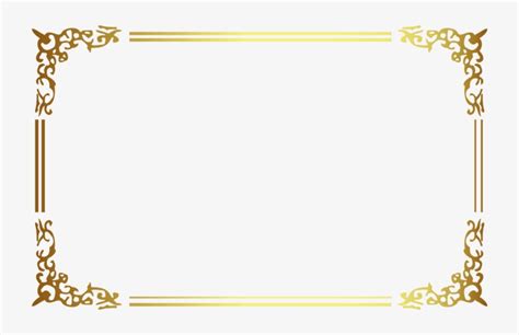 Gold Frame Border Png - 720x450 PNG Download - PNGkit