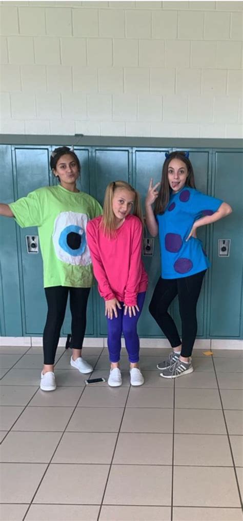 monsters inc. twin day costume | Twin day, Costumes, Athletic jacket