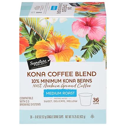 Signature SELECT Coffee Pod Kona Blend - 36 Count - shaws