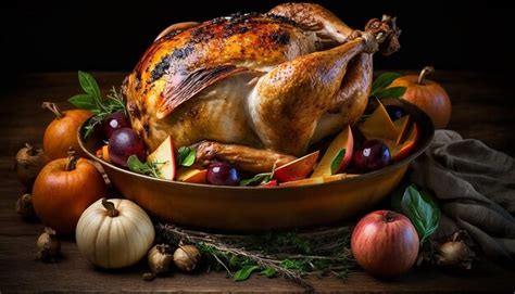 Premium Photo | Thanksgiving, thanksgiving country dinner, turkey ...