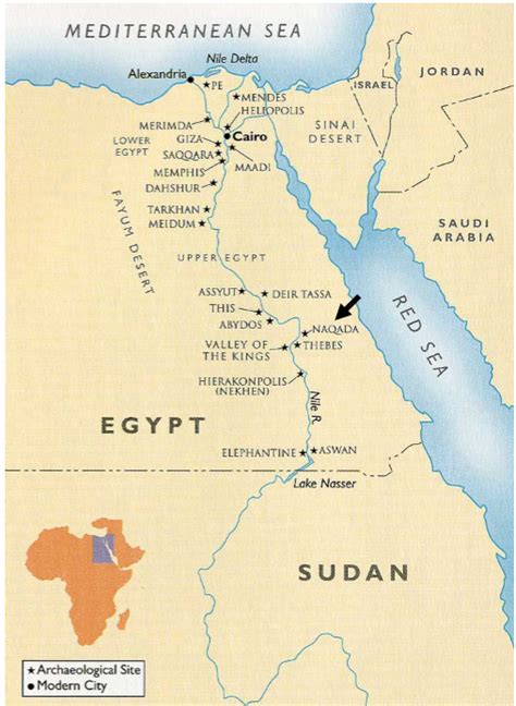 ANCIENT EGYPT MAP Diagram | Quizlet