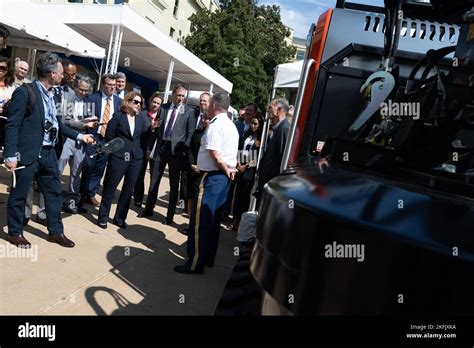 Deputy Secretary of Defense Kathleen H. Hicks tours the 2022 Pentagon ...