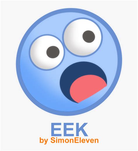 Eek Emoji, HD Png Download - kindpng