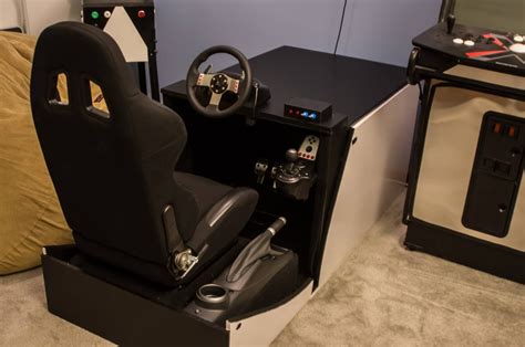 Folding VR Racing Rig | Video game rooms, Game room design, Racing