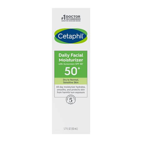 Cetaphil Daily Facial Moisturizer - SPF 50+ - Shop Facial moisturizer ...