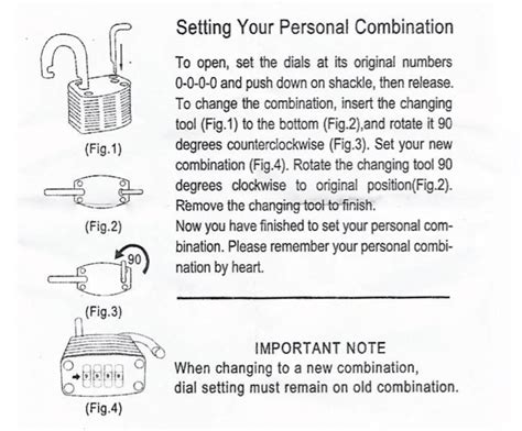 Combination Padlocks