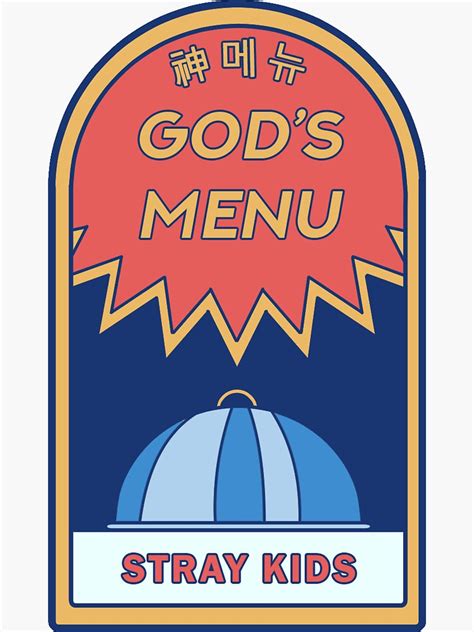 "Stray Kids God's Menu Sticker" Sticker for Sale by Ferrotudine | Redbubble