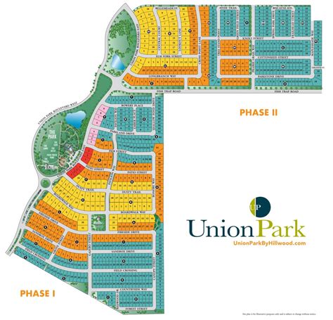 Union Park Community Map | Union park, Map, Community