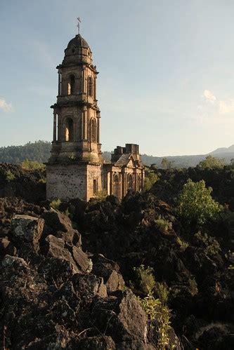 the volcanic church in paricutin | Seven Wonders of the Natu… | Flickr